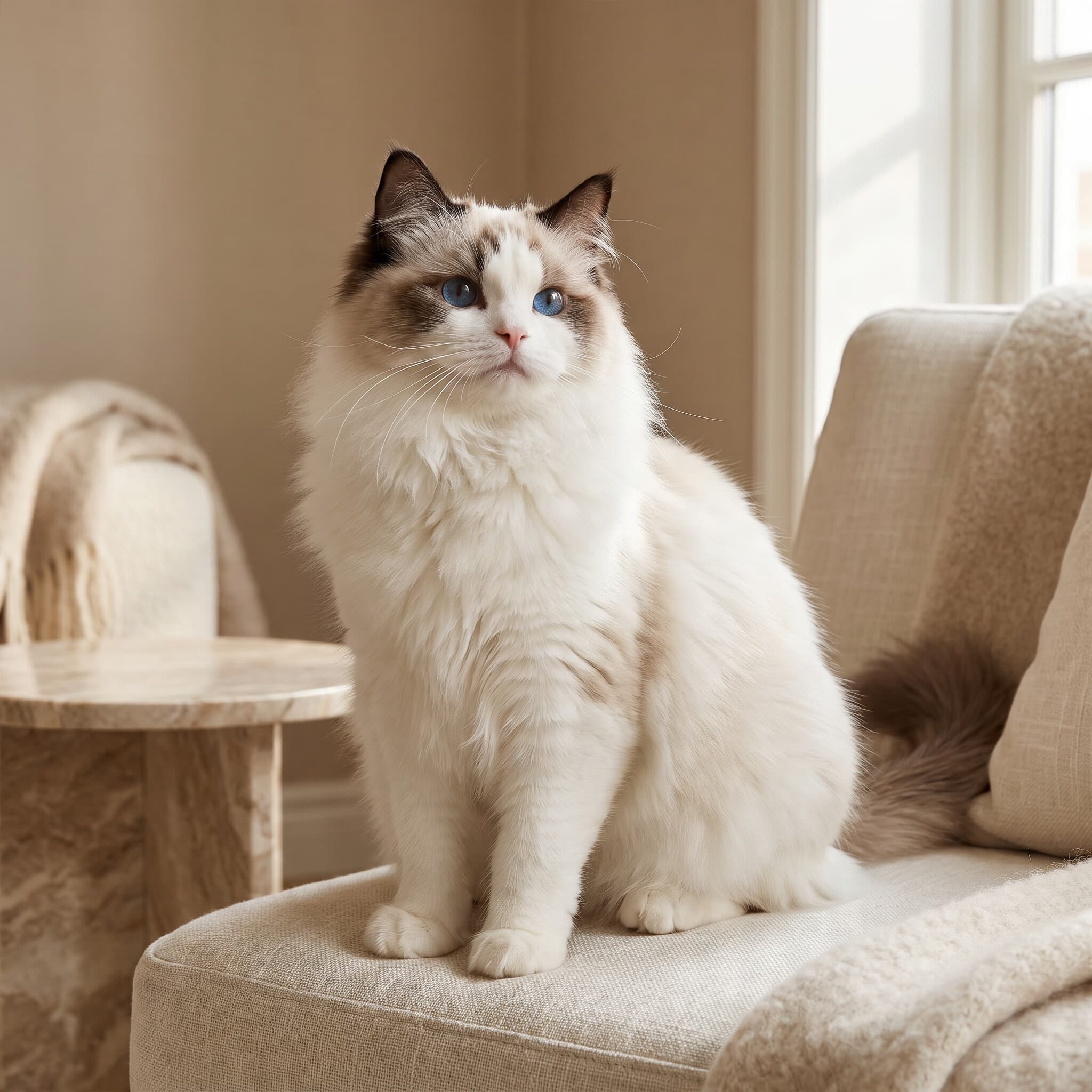 Bicolor Ragdoll cat — MoonLight Ragdolls Queens NY