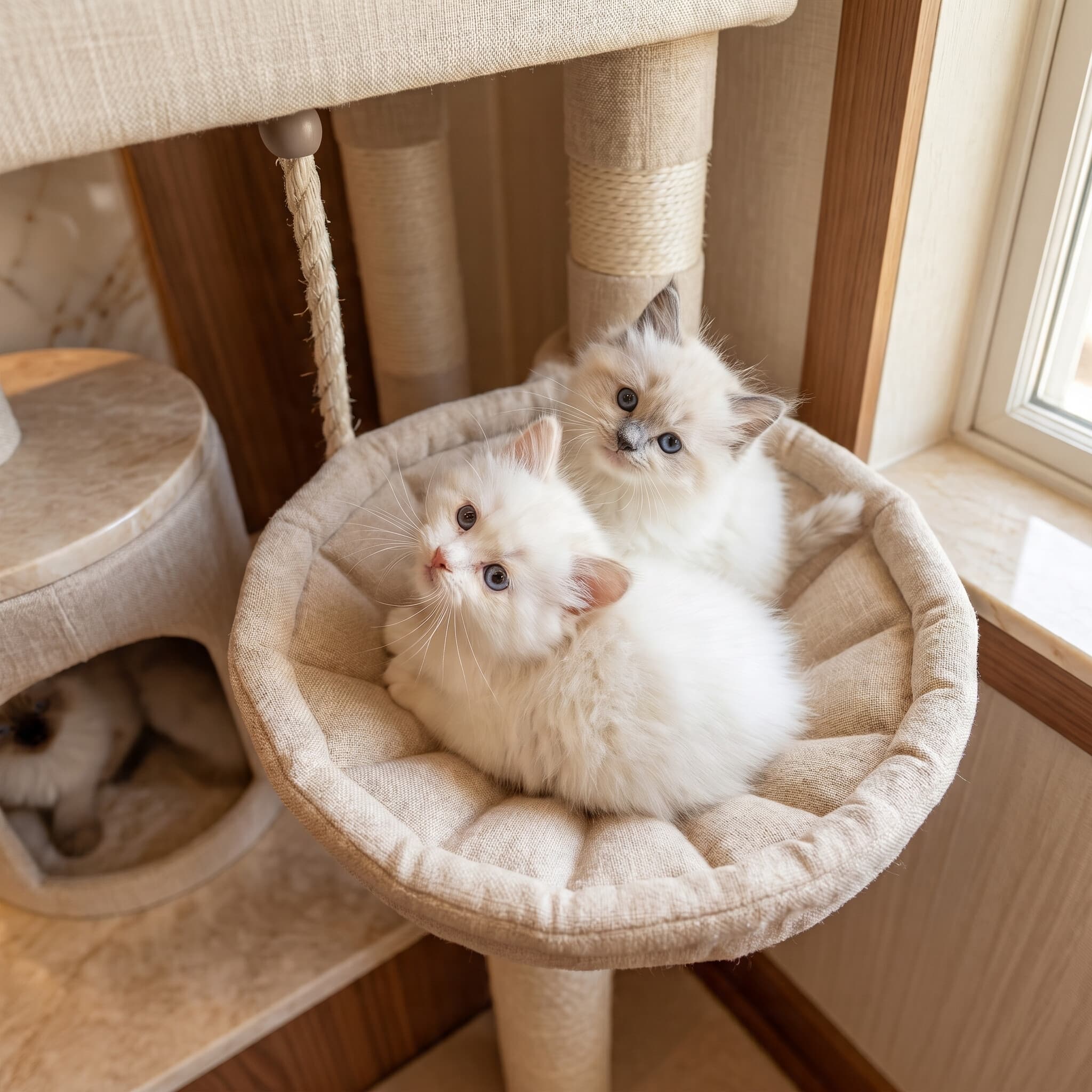 Ragdoll in a sunlit room — Ragdoll cat at MoonLight Ragdolls, Queens NY